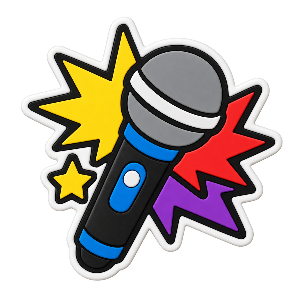 Pitch Imperfect karaoke microphone charm, Charmpatico catalog charm