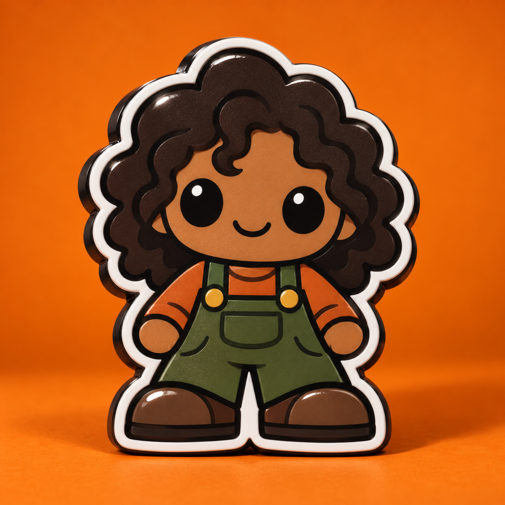 Jordan Mibblie original uncostumed charm artwork