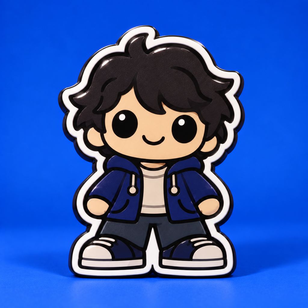 Eli Mibblie original uncostumed charm artwork
