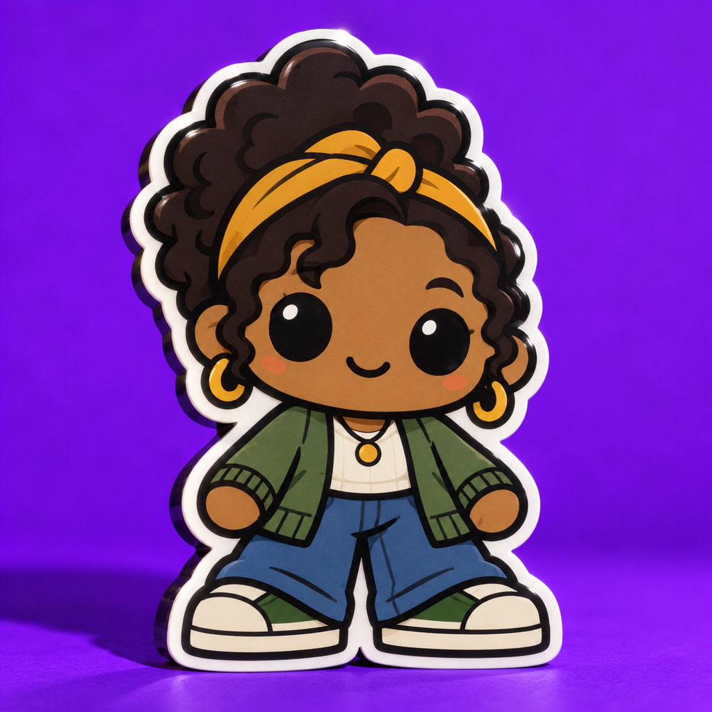 Zoe Mibblie original uncostumed charm artwork