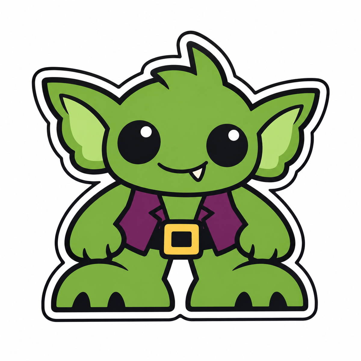 Zoe Mibblie Halloween charm, layered Charmpatico design