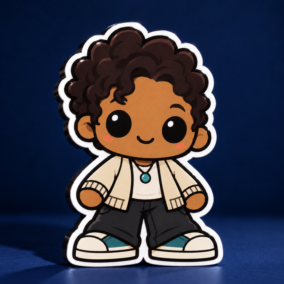 Mateo Mibblie original uncostumed charm artwork