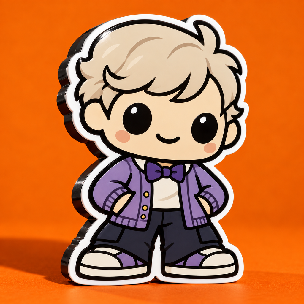 Noah Mibblie original uncostumed charm artwork