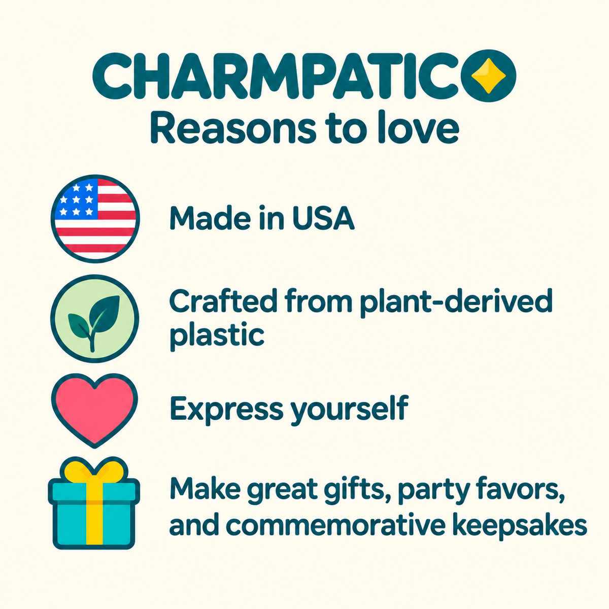 Reasons to Love Charmpatico charms